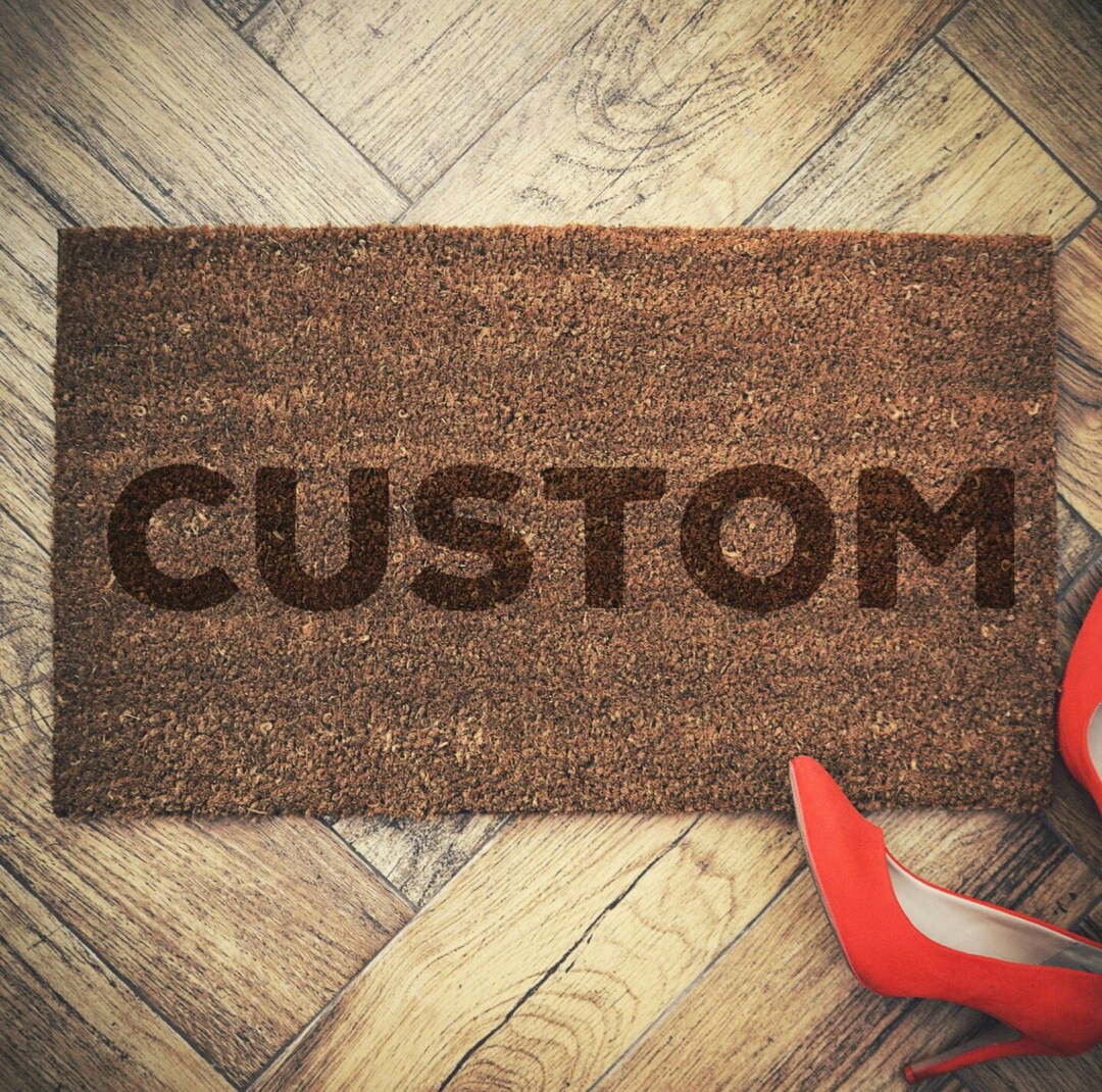 Costom Door Mats Pure Coconut Coirs - Etsy
