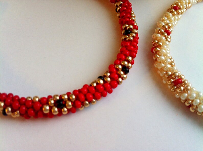 8 strands beaded kumihimo pattern PDF tutorial Diamonds Etsy