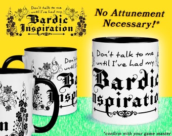 Bardic Inspiration Mug | Funny Gifts for Bards and TTRPG Gamers