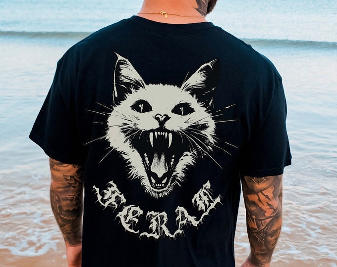 Featured listing image: Feral White Cat Shirt