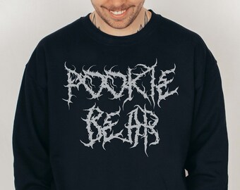 Pookie Bear Heavy Metal Sweatshirt: Unisex Gothic Clothing