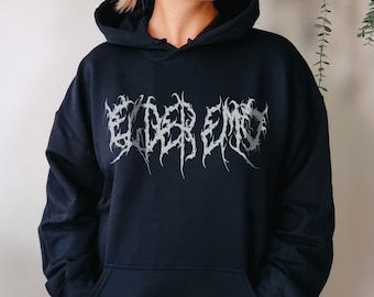 Elder Emo Hoodie: Funny Goth Clothes - S-5XL