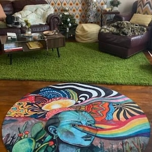 Stay Trippy Rug by Doodle by Meg