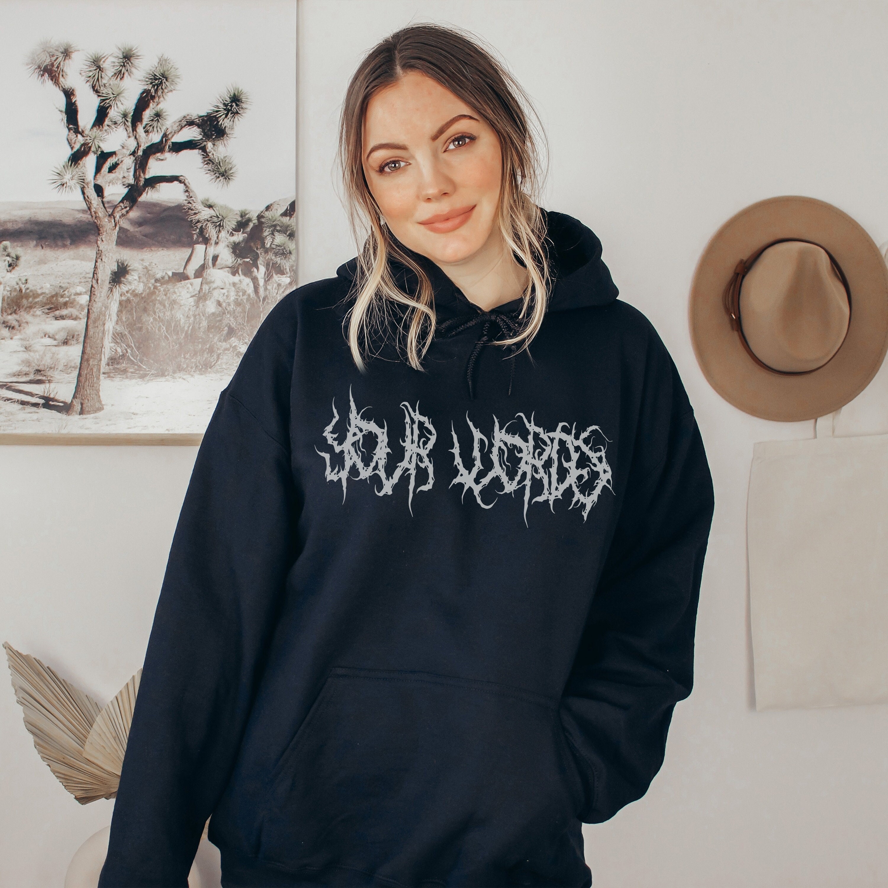 Hoodie black metal deals