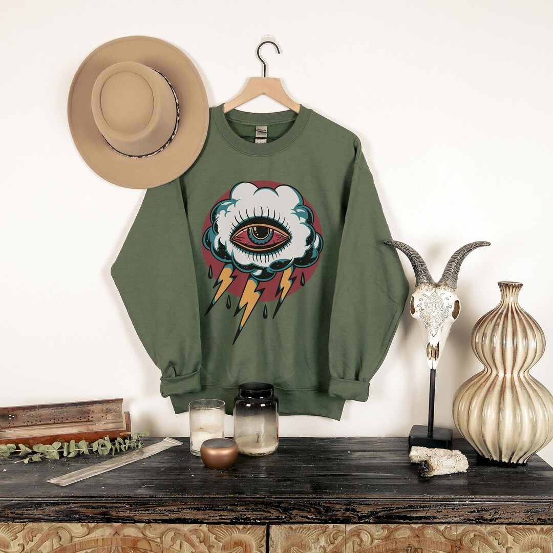 Eye Print Sweatshirt