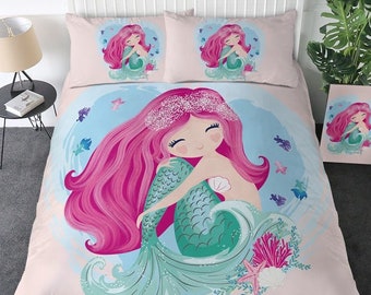 mermaid duvet cover single