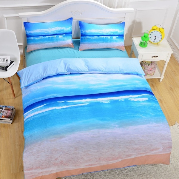 Beach Theme Bedding Etsy