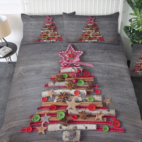 Christmas Bedding Etsy