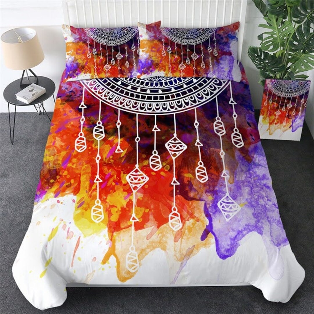 Dreamcatcher Quilt Cover Dream Catcher Duvet Cover Bedding 3D Etsy
