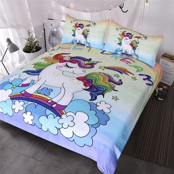 rainbow childrens bedding