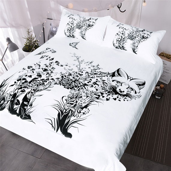 monochrome dinosaur bedding