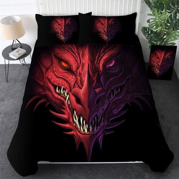 Dragon blanket set sales