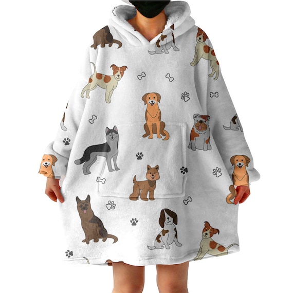 Corgi hoodie blanket cheap