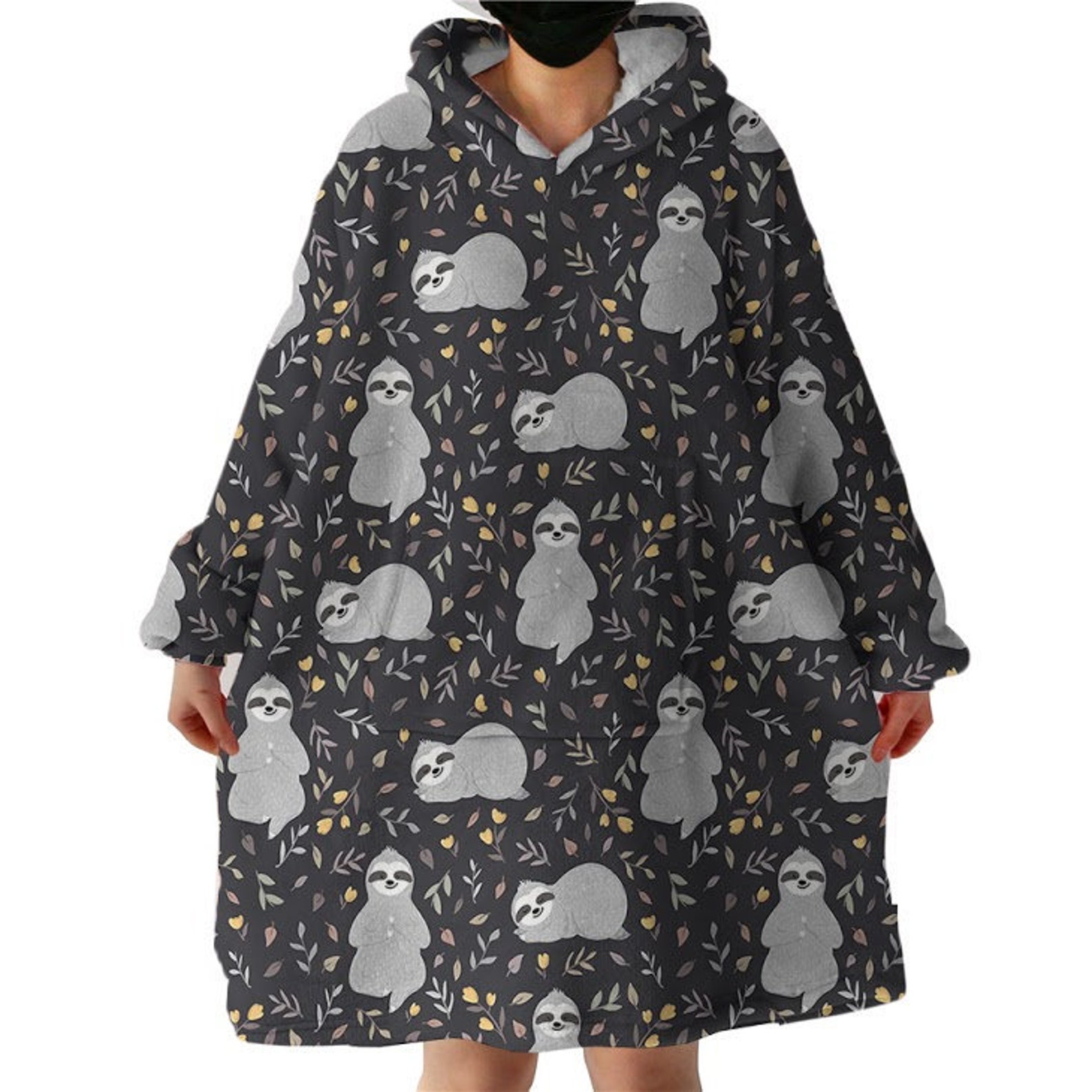 Oversize Hoodie Blanket Wearable Sherpa Fleece Hoodie Etsy