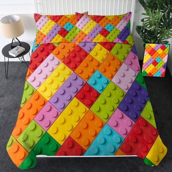 Lego Duvet Cover 3D Bedding Lego Quilt Cover Bedding Set GIRL Etsy
