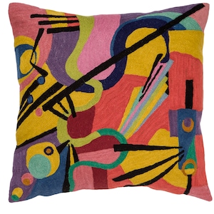 Zaida Kandinsky Inspiration Cushion Pillow 20"