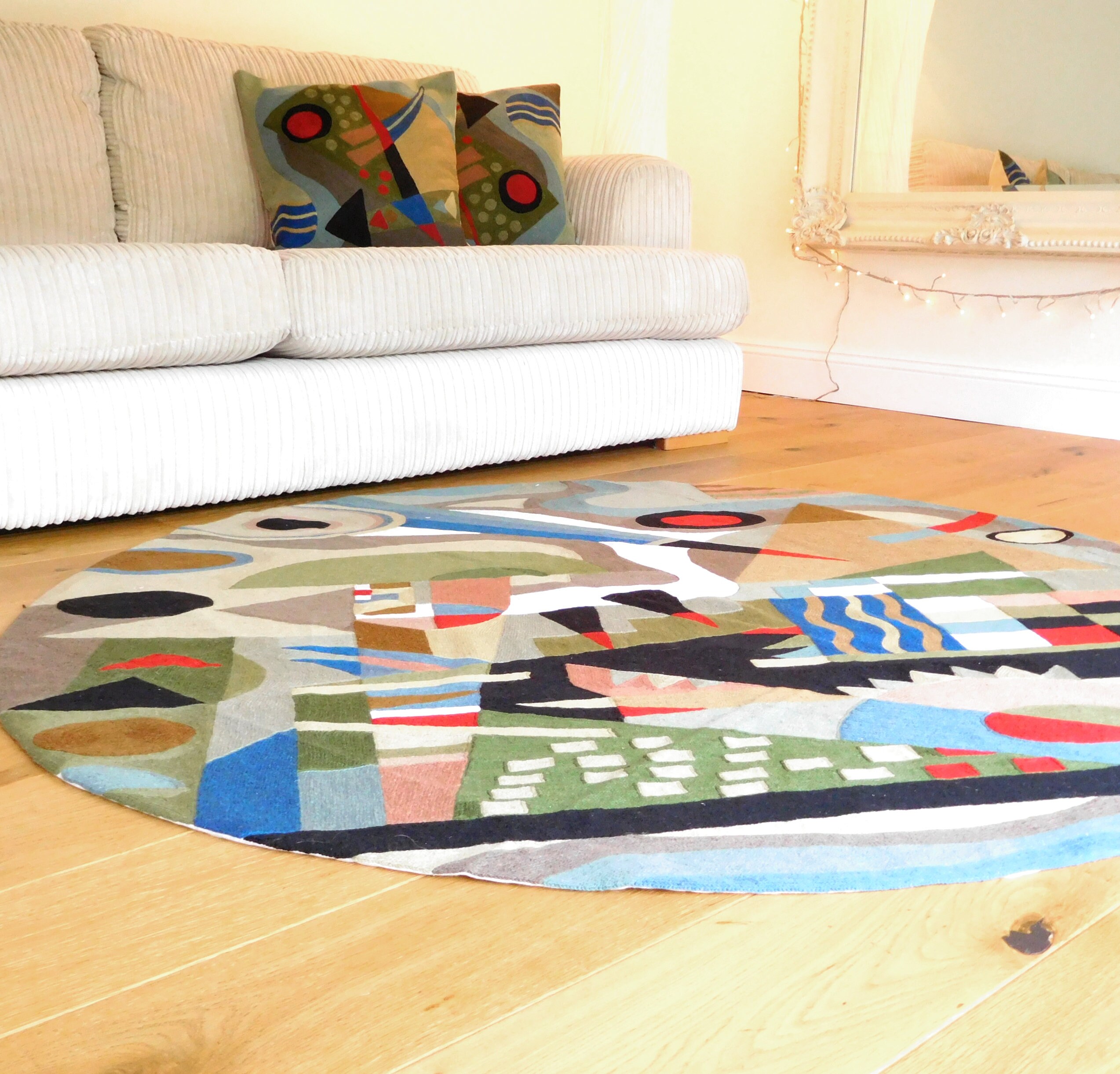 Kandiski Rug Zaida Kandinsky Abstraction Rug - Etsy