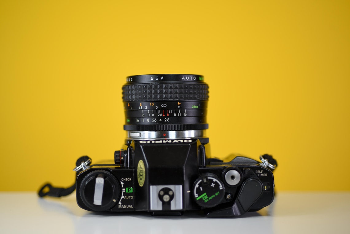 Olympus OM40 Program 35mm Film Camera With Makinon 28mm F/2.8 Etsy