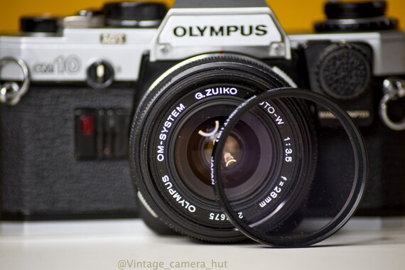Vintage Olympus OM10 35mm Film Camera, G.zuiko 28mm Lens, Manual