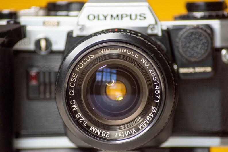 Olympus OM10 Vintage 35mm Slr Film Camera with Vivitar 28mm Etsy