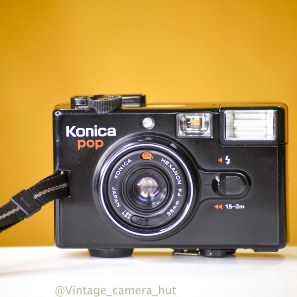 Konica Pop 35mm Film Camera Point and Shoot