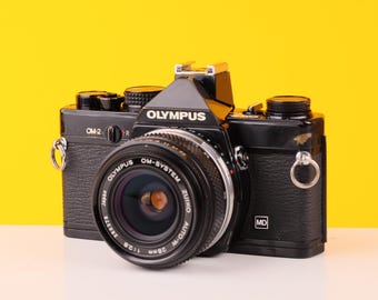 Olympus OM1 MD 35mm Film Camera With Zuiko 50mm F/1.8 Prime
