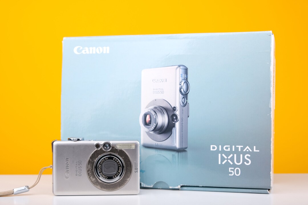 Canon IXUS 50 Digicam Vintage Compact Digital Camera Etsy