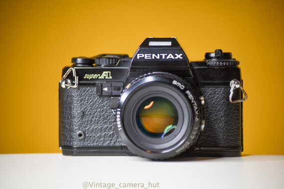 Appareil photo argentique Pentax Super A 35 mm avec objectif SMC Pentax A 50  mm f/1.7 -  Canada