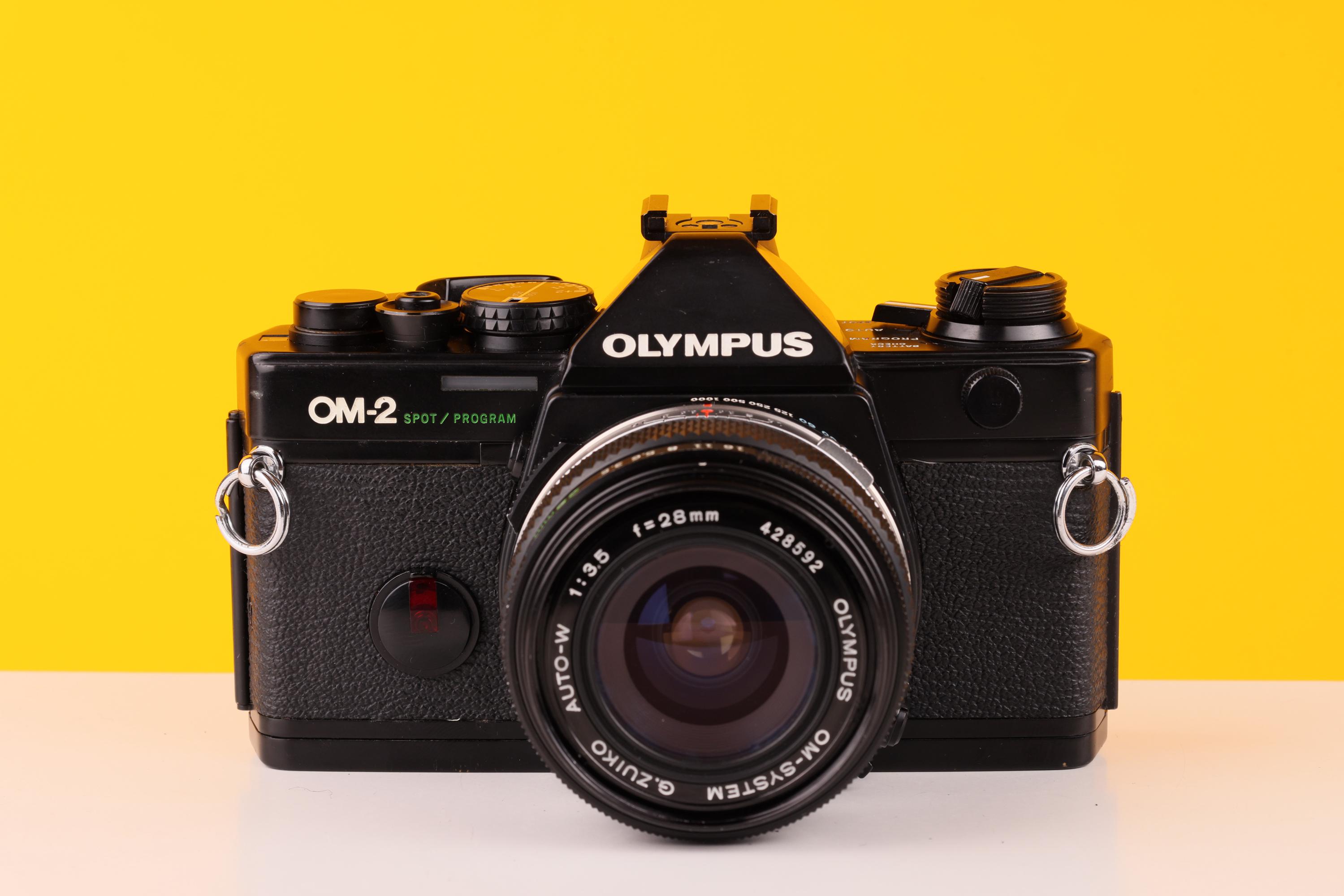 オリンパス OM-2 スポット/プログラム 35mmフィルムカメラ（ズイコー