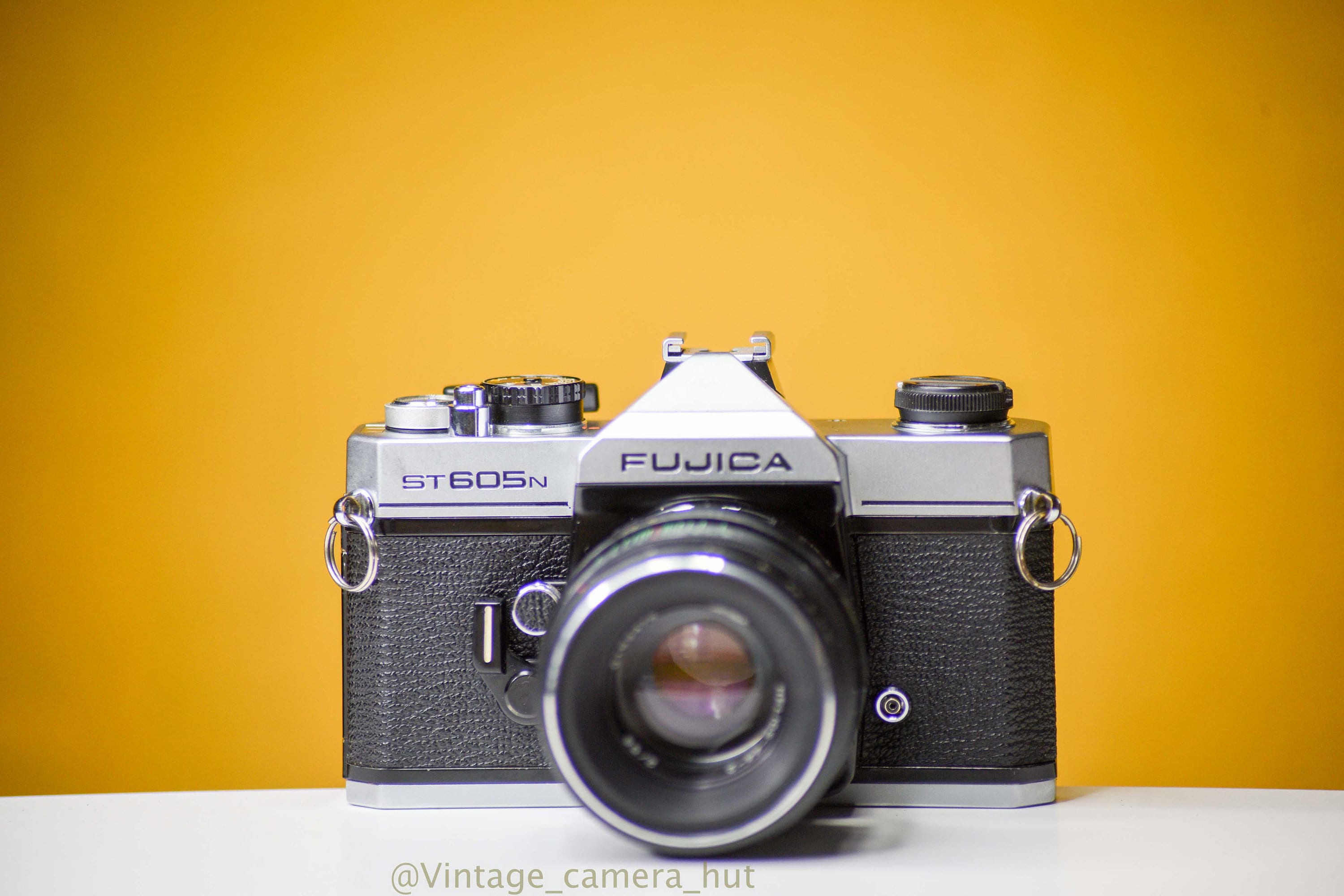 Fujica St605n Vintage 35mm Film SLR Camera With Helios 44-2 58mm F