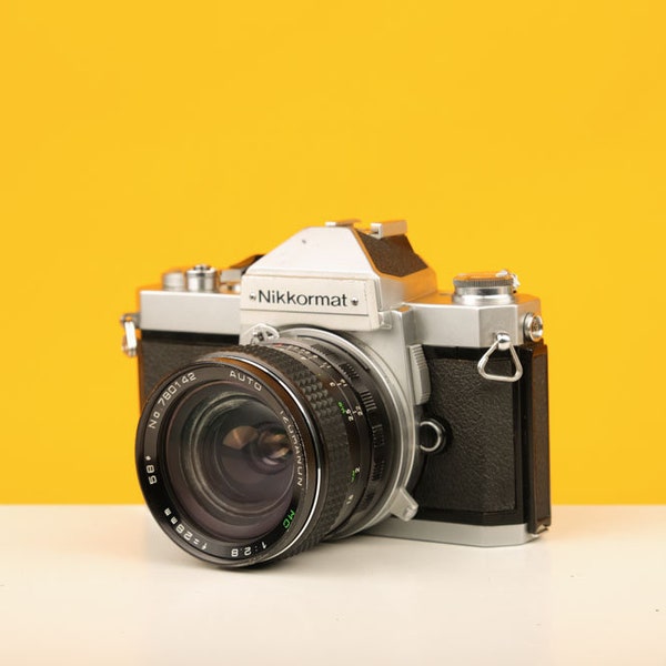 Nikkormat FT2 35mm Film Camera with Izumanon 28mm f2.8 Lens