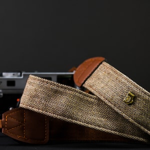 Ceinture universelle réglable en cuir de coton pour appareil photo, bandoulière pour appareil photo reflex numérique Sony Nikon