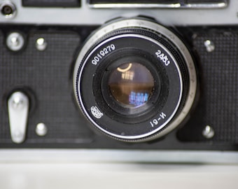 FED Russian 35mm CRF Vintage 35mm Film Camera (Coupled Rangefinder)  52mm lens