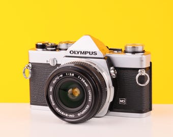 【送料込み】【実用美品】オリンパスOM-1+ZUIKO50ｍｍ 2Lens▷[N MINT+] Olympus OM-1 MD + G.Zuiko Auto-S 50mm f1.4