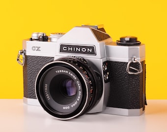 Chinon CX  35mm Film Camera with Carl Zeiss Jena 50mm f.2.8 Lens