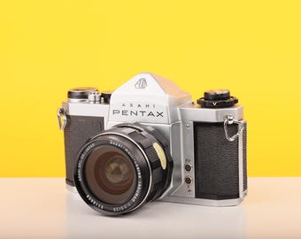 Pentax SV 35mm Film Camera with Pentax Super-Takumar 28mm f/3.5 Lens