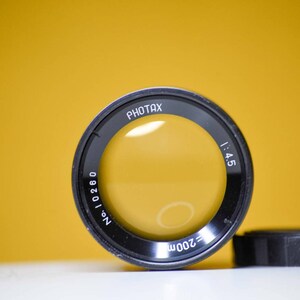 for 35 mm Camera New Old Stock # mahogany Sigma Accura Deluxe 1:4 f=200 mm Lens
