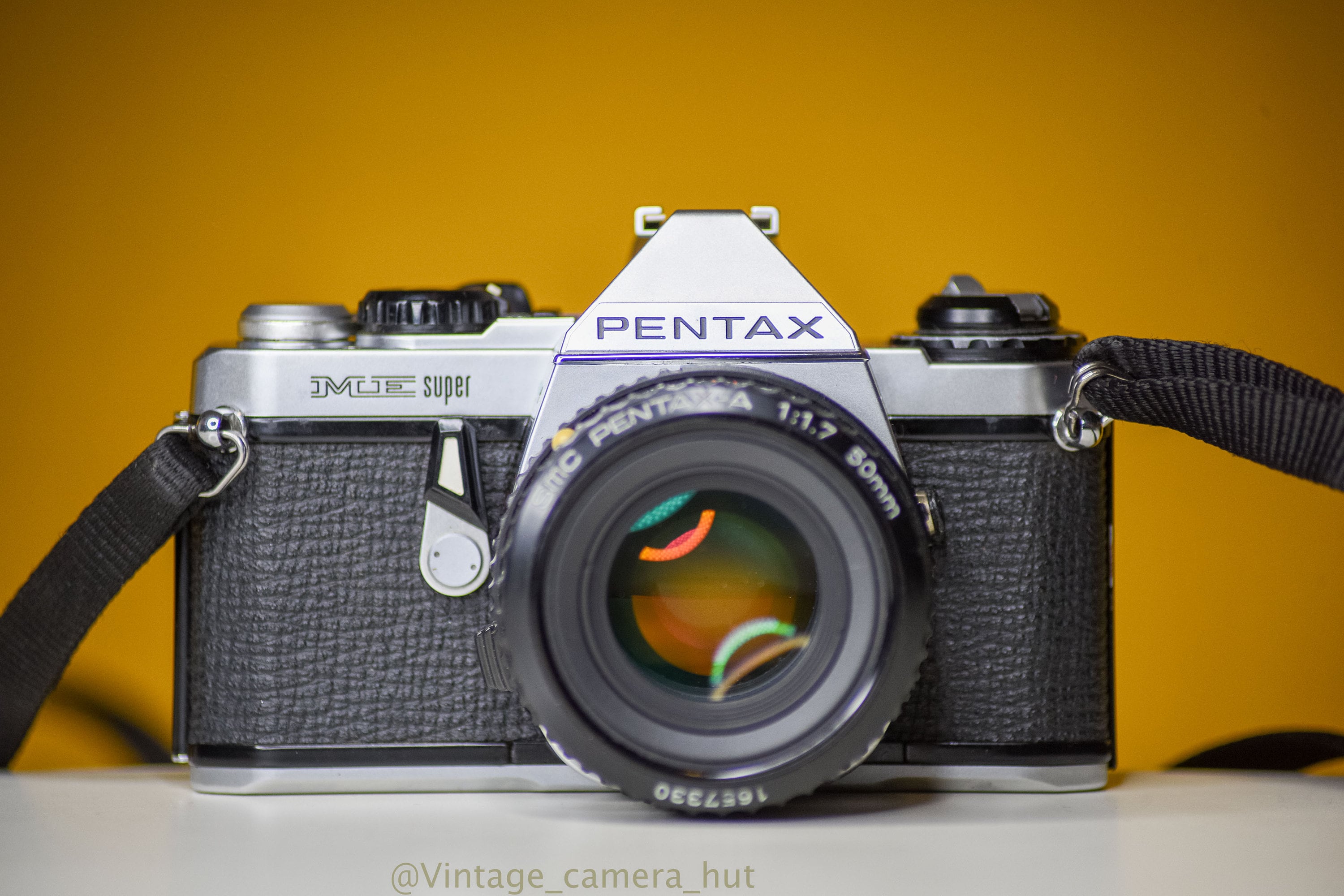 Pentax ME Super Vintage 35mm Film Camera With SMC Pentax-m 50mm F