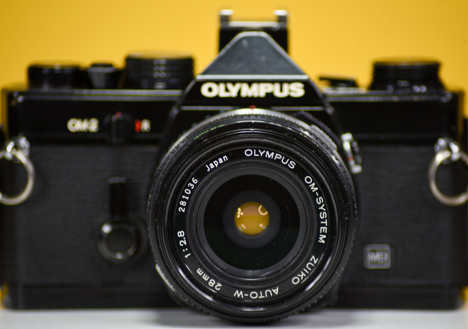 Olympus OM2 MD Black 35mm Film Camera With Zuiko 28mm F/2.8 Etsy