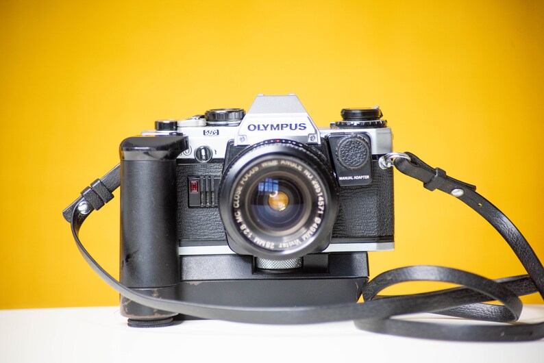 Olympus OM10 Vintage 35mm Slr Film Camera With Vivitar 28mm Etsy UK