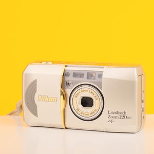 Nikon Lite•Touch Zoom 120 Vintage 35mm Film Camera Point and Shoot