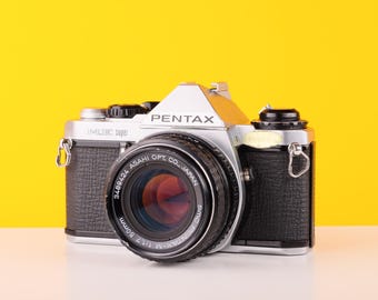 Pentax ME Super Vintage 35mm Film Camera with SMC Pentax-M 50mm f/1.7