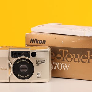 Nikon Lite•Touch Zoom 70W Vintage 35mm Film Camera Point and Shoot