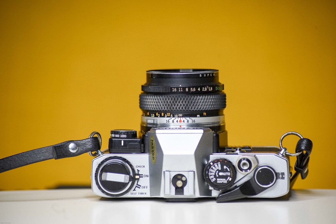 Olympus Om10 Slr Vintage 35mm Film Camera With Zuiko 50mm F1.8 Etsy UK