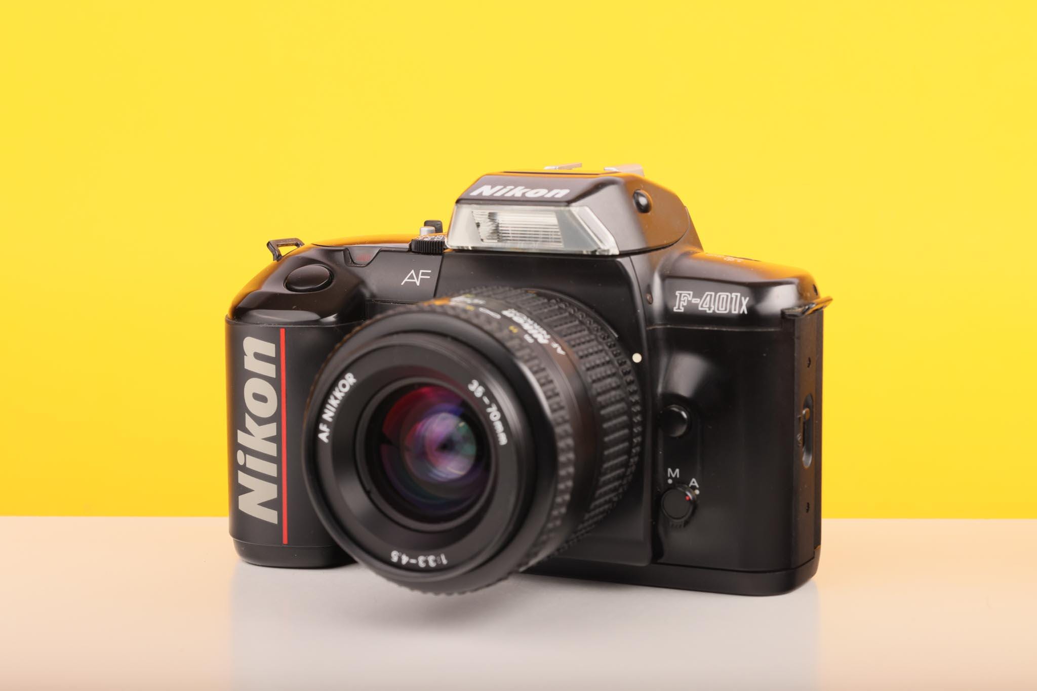 T10304 Nikon F-401 一眼レフカメラ 28-80mmレンズ付き ニコンF-401 (Nikon F-401) | Camera Museum by awane-photo.com