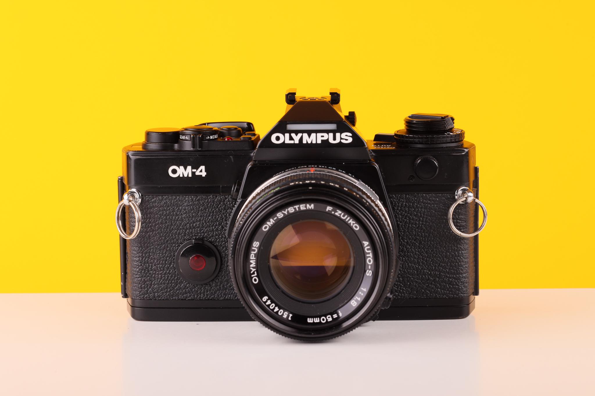 オリンパス OM-4 35mmフィルムカメラ（ズイコー50mm f1.8単焦点レンズ