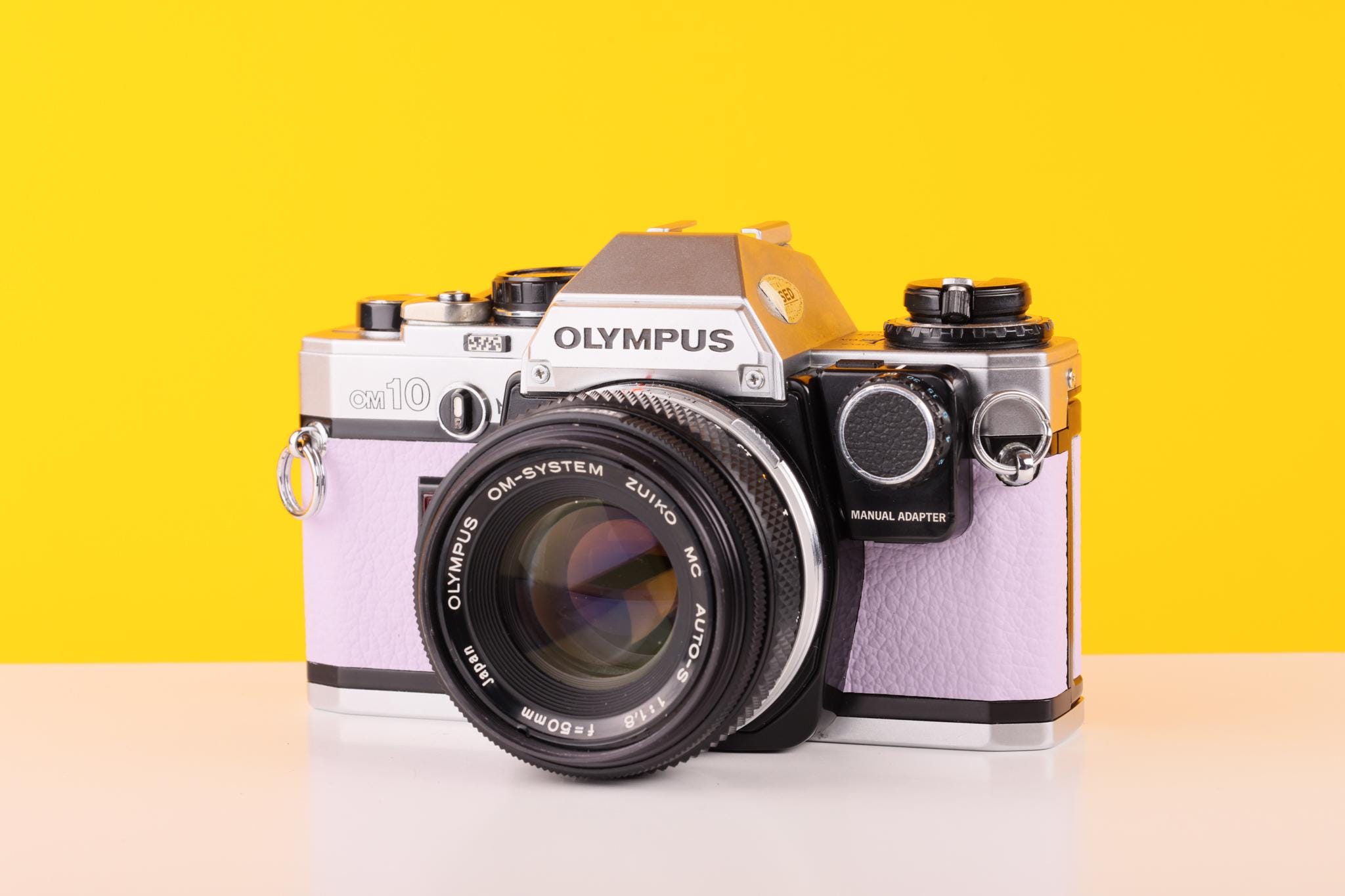 Olympus OM10 35mm Film Camera With Olympus Zukio Auto-s 50mm F1.8