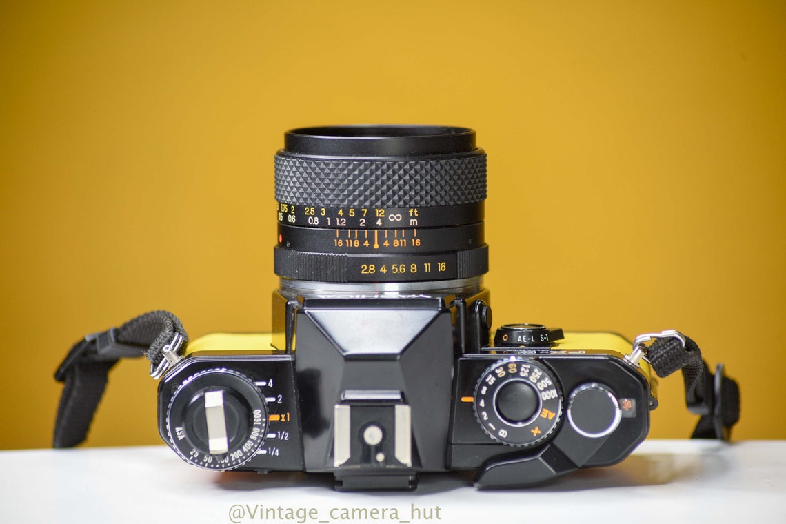 Yashica FXD 35mm Film Camera with Yashica 28mm f/2.8 Lens Etsy