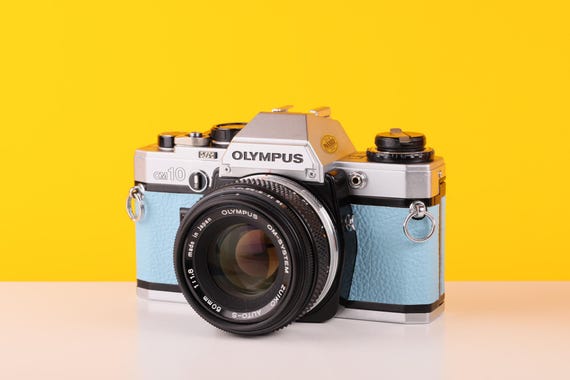 オリンパス OM10 35 mm フィルムカメラ、オリンパス Auto-S 50 mm f1.8
