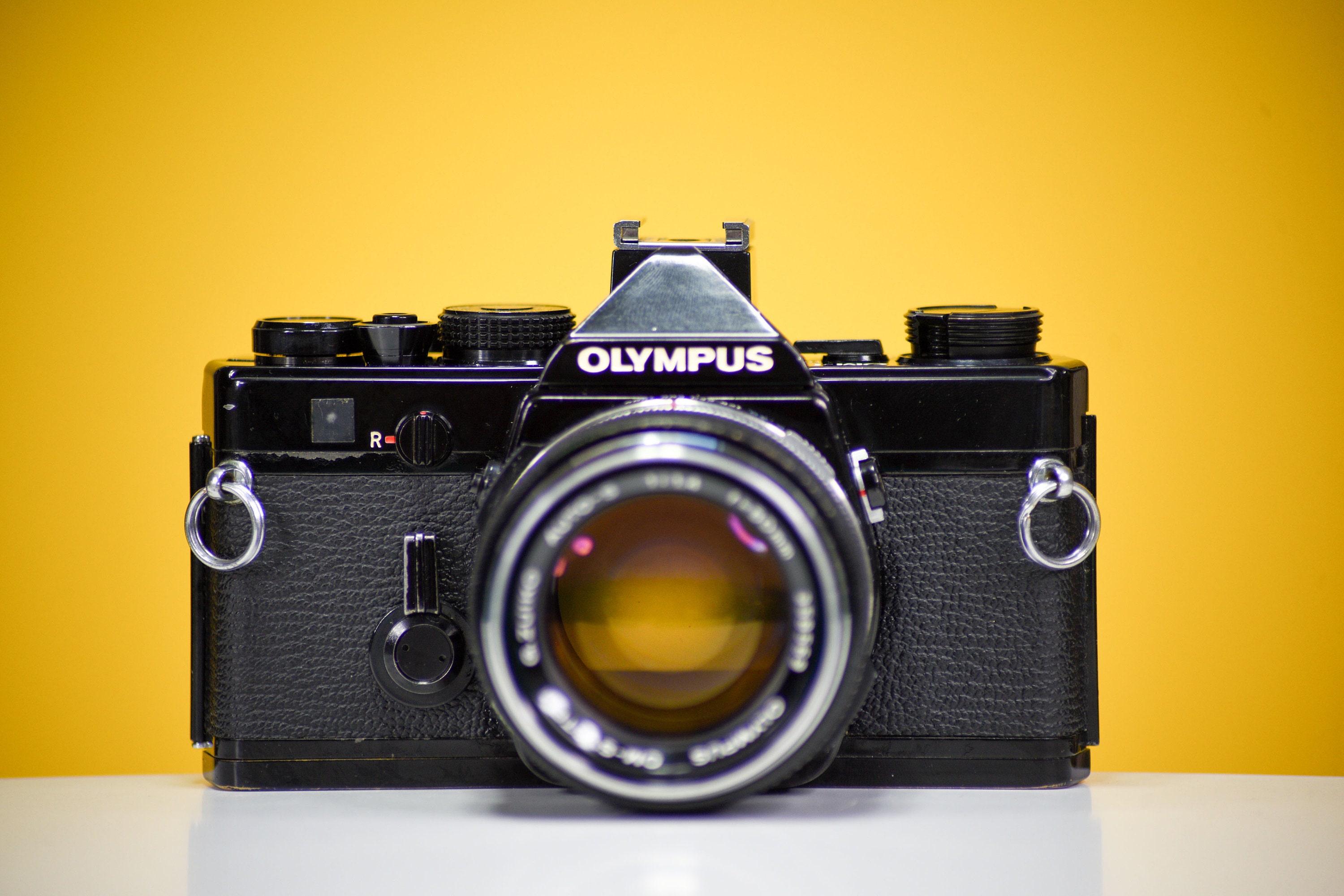Olympus OM1 Black Vintage 35mm Film Camera with Zuiko 50mm Etsy